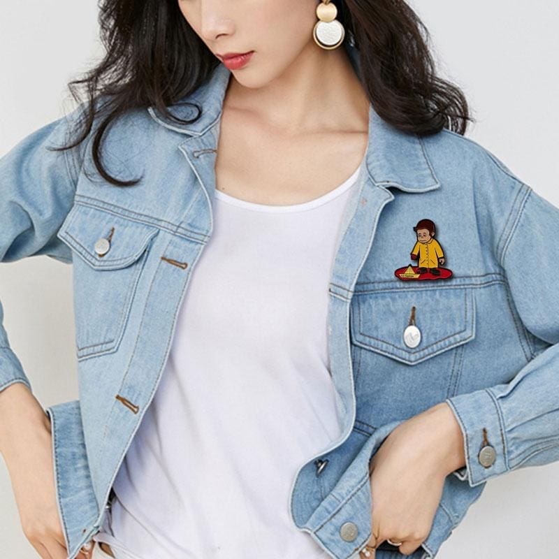 Curious George 'Paper Boat | SS Georgie' Enamel Pin - Image 5