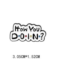 Friends 'How You Doin?' Enamel Pin - Image 4