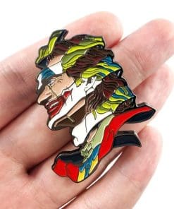 Alternative view of Joker 'Joaquin Phoenix | Two Side' Enamel Pin