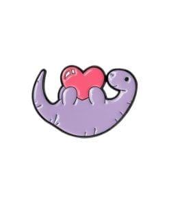 Cute Dino 'Heart' Enamel Pin