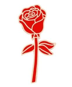 Gift of Love 'Long Stem Rose | Red' Enamel Pin