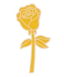 Gift of Love 'Long Stem Rose | Yellow' Enamel Pin