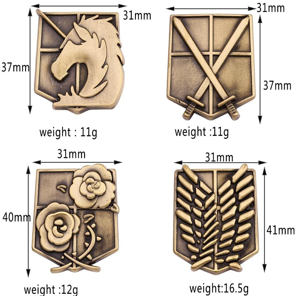 Attack On Titan 'Stationary Guard | Emblem' Enamel Pin - Image 6