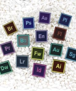 Alternative view of Adobe Photoshop Command 'After Effects | Ae' s Enamel Pin