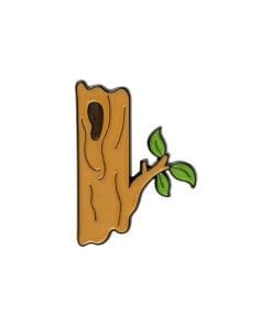 Forest Tree 'Branch and Leaf' Enamel Pin