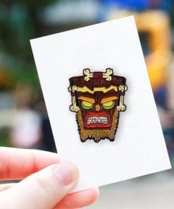 Alternative view of Crash Bandicoot 'Uka Uka | Possessed' s Enamel Pin