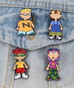Alternative view of Rocket Power 'Reggie Rocket' Enamel Pin