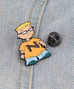 Alternative view of Rocket Power 'Sam Dullard' Enamel Pin