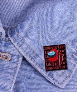 Alternative view of Among Us 'Red Impostor' Enamel Pin