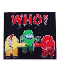 Among Us 'Who? | Robots' Enamel Pin