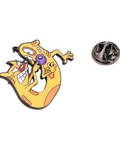 Catdog 'Fighting' Enamel Pin - Image 6