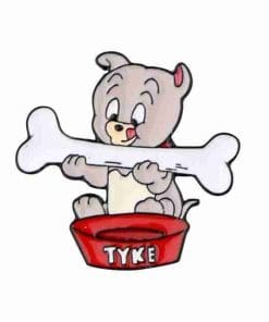 Tom and Jerry 'Tyke | Eating Bone' Enamel Pin