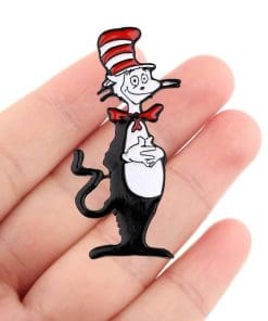 Alternative view of Dr. Seuss 'The Cat in the Hat' Enamel Pin