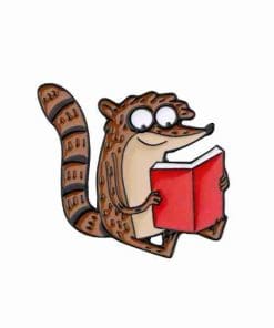 Regular Show 'Reading Rigby' Enamel Pin