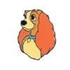 Lady and the Tramp 'Pretty Lady' Enamel Pin