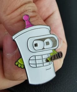 Futurama 'Bender Shake | Bite' Enamel Pin
