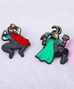 Alternative view of Loki 'Climbing Loki' Enamel Pin