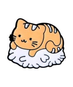 Cat Rice Topping 'Nigiri' Enamel Pin