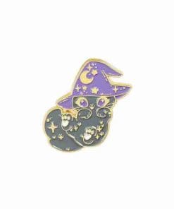 Wizard Starry Cat Enamel Pin