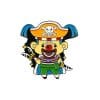 One Piece 'Buggy Chibi' Enamel Pin