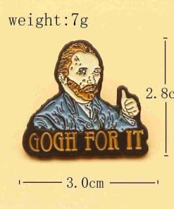 Vincent van Gogh 'Gogh For It' Enamel Pin - Image 5
