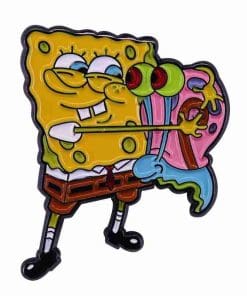 Spongebob 'Hugging Gary' Enamel Pin