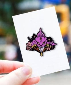 Alternative view of Neon Genesis Evangelion 'EVA Unit-01 Head' Enamel Pin