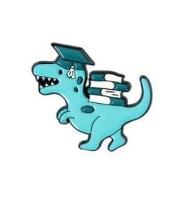 Graduating Dino Enamel Pin