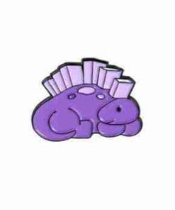 Relaxing Dino Enamel Pin