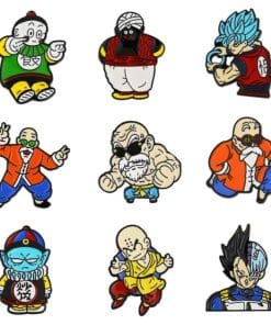 Alternative view of Dragon Ball Z 'Master Roshi | Muscle Flex' Enamel Pin