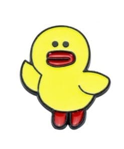 LINE Friends 'Sally Duck | Waving' Enamel Pin