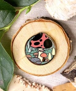 Forest Mushroom Enamel Pin