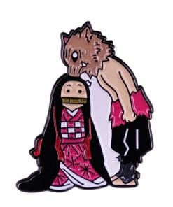 Demon Slayer: Kimetsu no Yaiba 'Inosuke Sniffing Nezuko' Enamel Pin