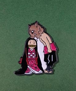 Demon Slayer: Kimetsu no Yaiba 'Inosuke Sniffing Nezuko' Enamel Pin - Image 11