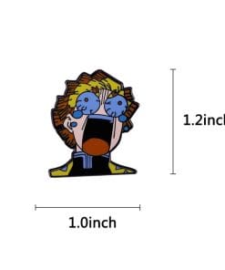 Alternative view of Demon Slayer: Kimetsu no Yaiba 'Zenitsu | Two Personalities' s Enamel Pin