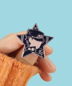 Alternative view of JoJo's Bizarre Adventure 'Kujo Jotaro | Star Platinum' Enamel Pin