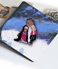 Demon Slayer: Kimetsu no Yaiba 'Inosuke Sniffing Nezuko' Enamel Pin - Image 5