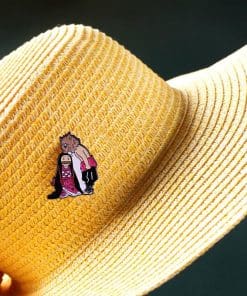Demon Slayer: Kimetsu no Yaiba 'Inosuke Sniffing Nezuko' Enamel Pin - Image 9
