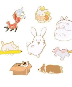 Cute Pixel Unicorn Enamel Pin - Image 4