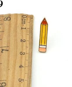 Alternative view of Cute Pencil Enamel Pin