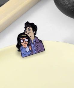 Bob's Burgers x Twilight 'Tina Swan and Jimmy Cullen Jr.' Enamel Pin - Image 3
