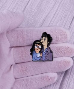 Bob's Burgers x Twilight 'Tina Swan and Jimmy Cullen Jr.' Enamel Pin - Image 5