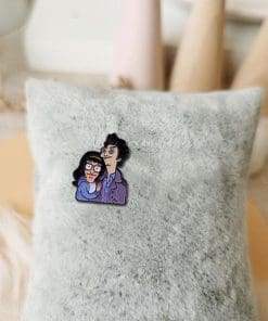 Bob's Burgers x Twilight 'Tina Swan and Jimmy Cullen Jr.' Enamel Pin - Image 4