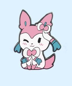 Alternative view of Pokemon 'Sylveon Kawaii' Enamel Pin