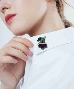 Alternative view of Throne of Glass 'Abraxos' Enamel Pin