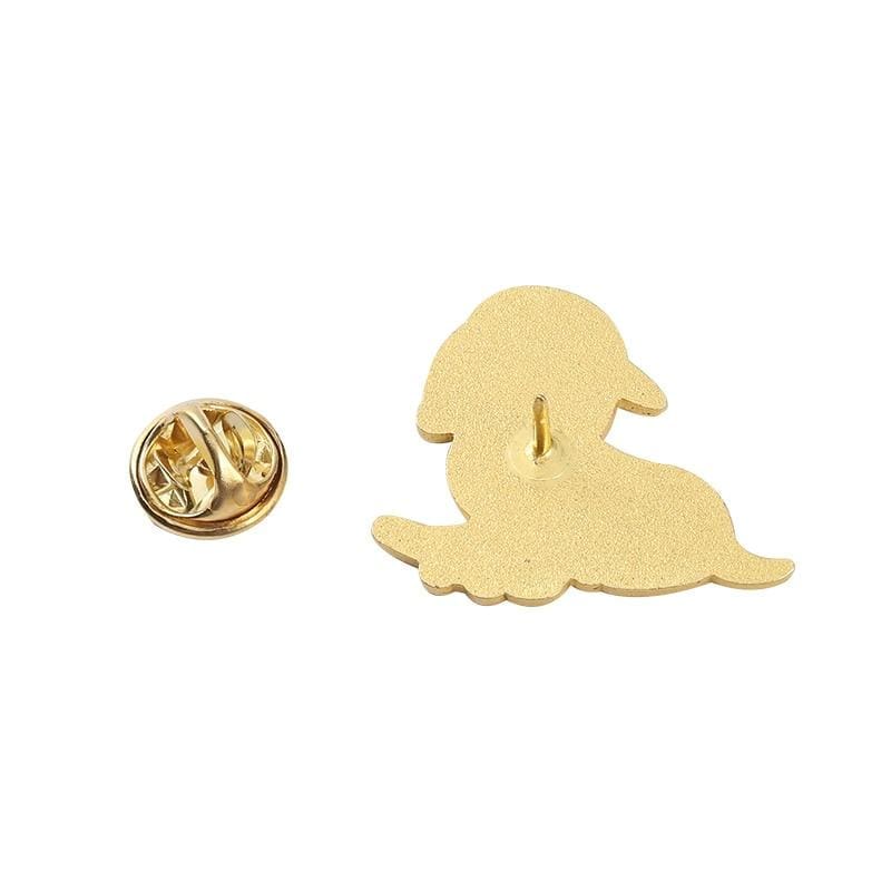 Cute Hip-Hop Dogs 'Skateboarding Black Dachshund' Enamel Pin - Image 4