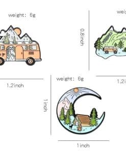 Camping Nature 'Village Camp | Freedom' Hiking Enamel Pin - Image 9