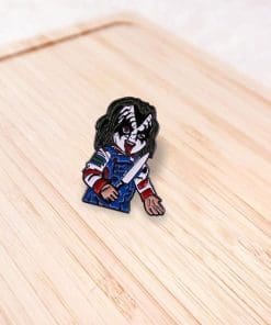 Alternative view of Child's Play 'Kiss Army Gene Simmons x Chucky' Enamel Pin