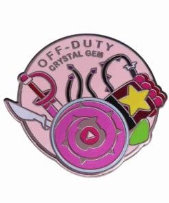 Steven Universe 'Rose Quartz Shield | Off-Duty Crystal Gem' Enamel Pin