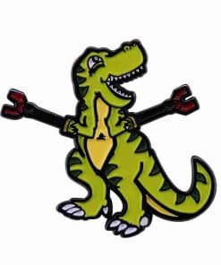 Tyrannosaurus Rex 'Metal Arms' Enamel Pin